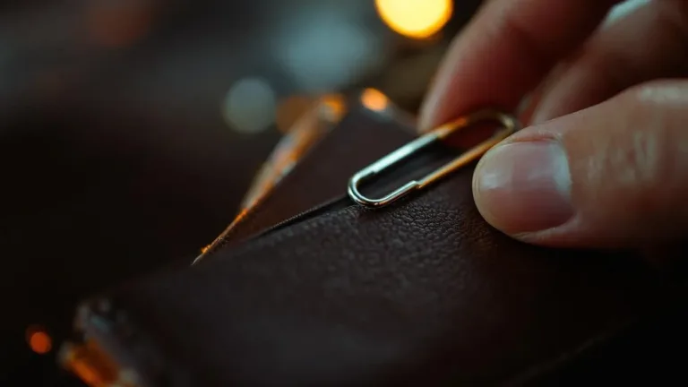 De ‘paperclip-methode’: Waarom je altijd een paperclip in je portemonnee moet hebben