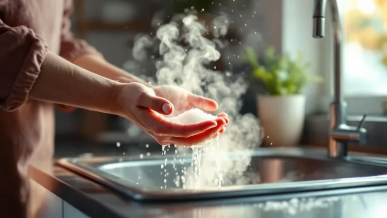 Zout-geheim: Giet kokend water met zout door de afvoer (de reden heeft niets met verstopping te maken)